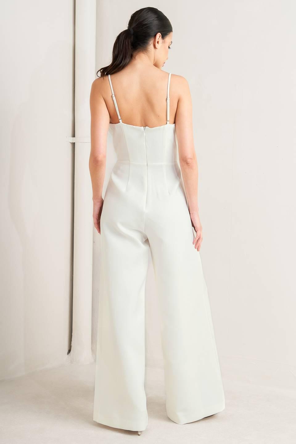 Pristine Edge Off White Jumpsuit