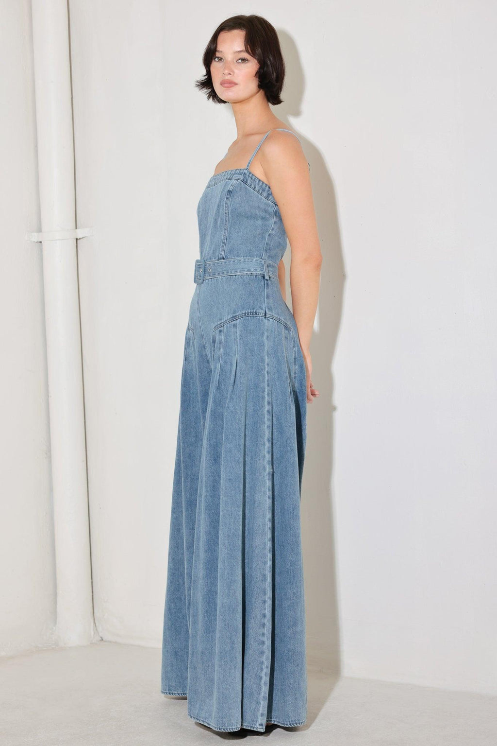 Coastal Confidence Denim Jumpsuit