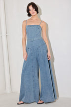 Coastal Confidence Denim Jumpsuit
