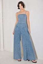 Coastal Confidence Denim Jumpsuit