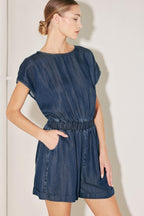 MODERN MARINA WOVEN ROMPER