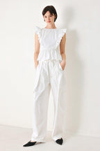 Crisp Essential Woven Balloon Pants