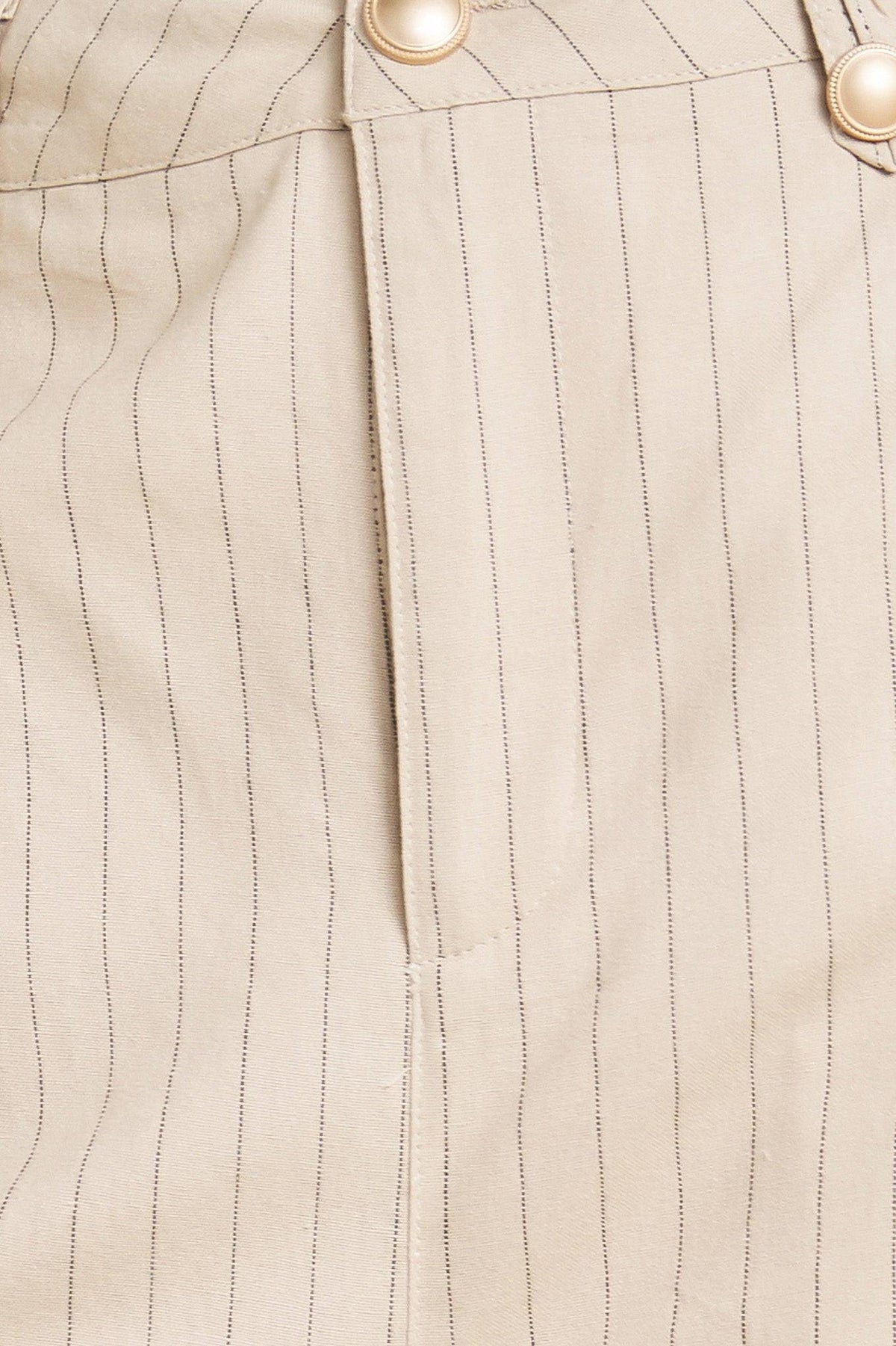 The Boardroom Edit Striped Wide-Leg Pants