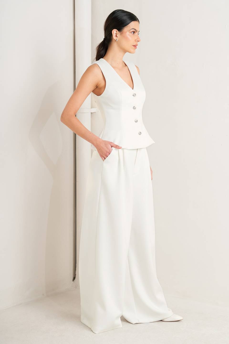 PURE ELEGANCE WOVEN PANTS
