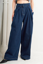 QUIET LUXE DENIM PANTS