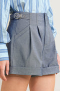 CONFIDENTLY COOL TAILORED WOVEN SHORT
