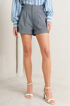 CONFIDENTLY COOL TAILORED WOVEN SHORT