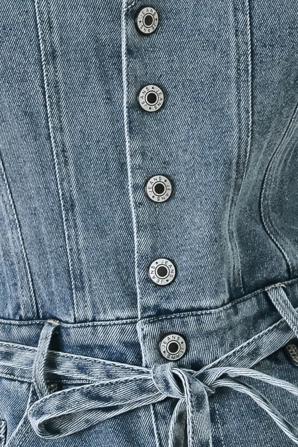 RELAXED CHIC DENIM ROMPER