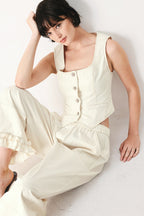 Sunday Soft Flow Woven Culotte Pants