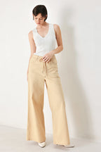 MODERN SAND WOVEN PANTS