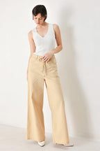 MODERN SAND WOVEN PANTS