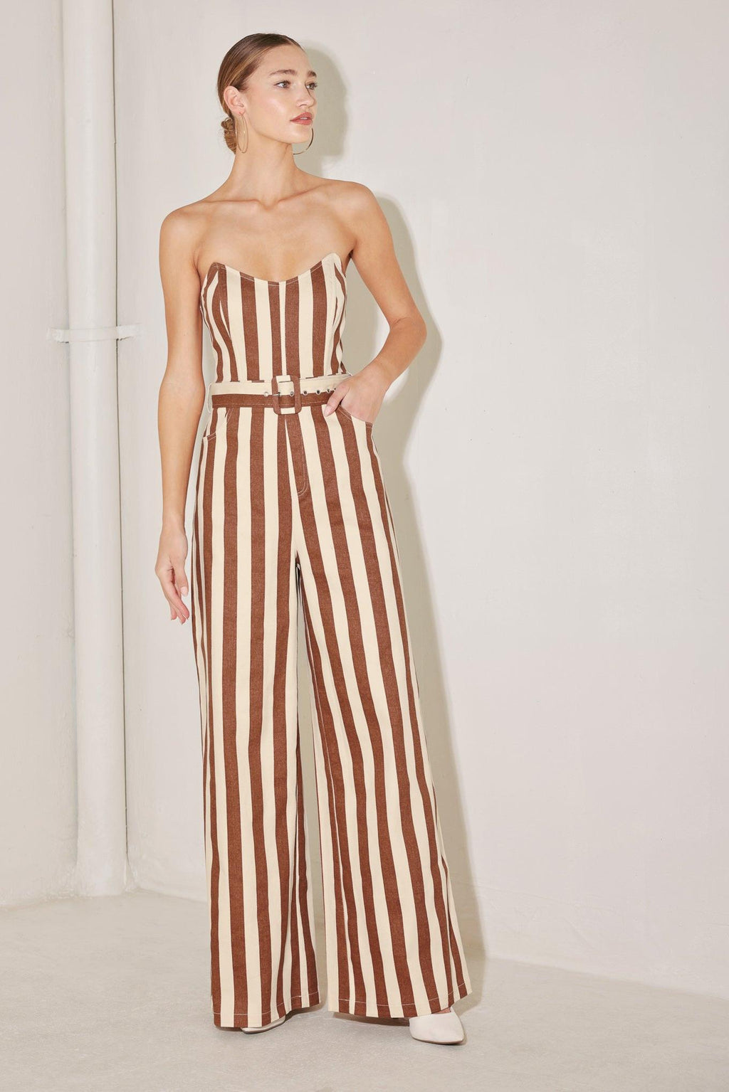 Golden Stripe Era Jumpsuit