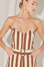 Golden Stripe Era Jumpsuit