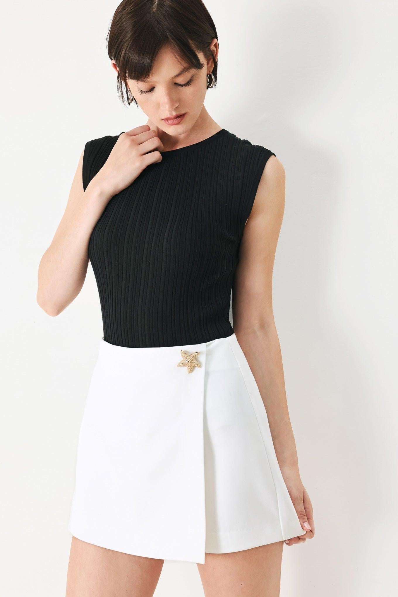 Beach Glam Woven Skort