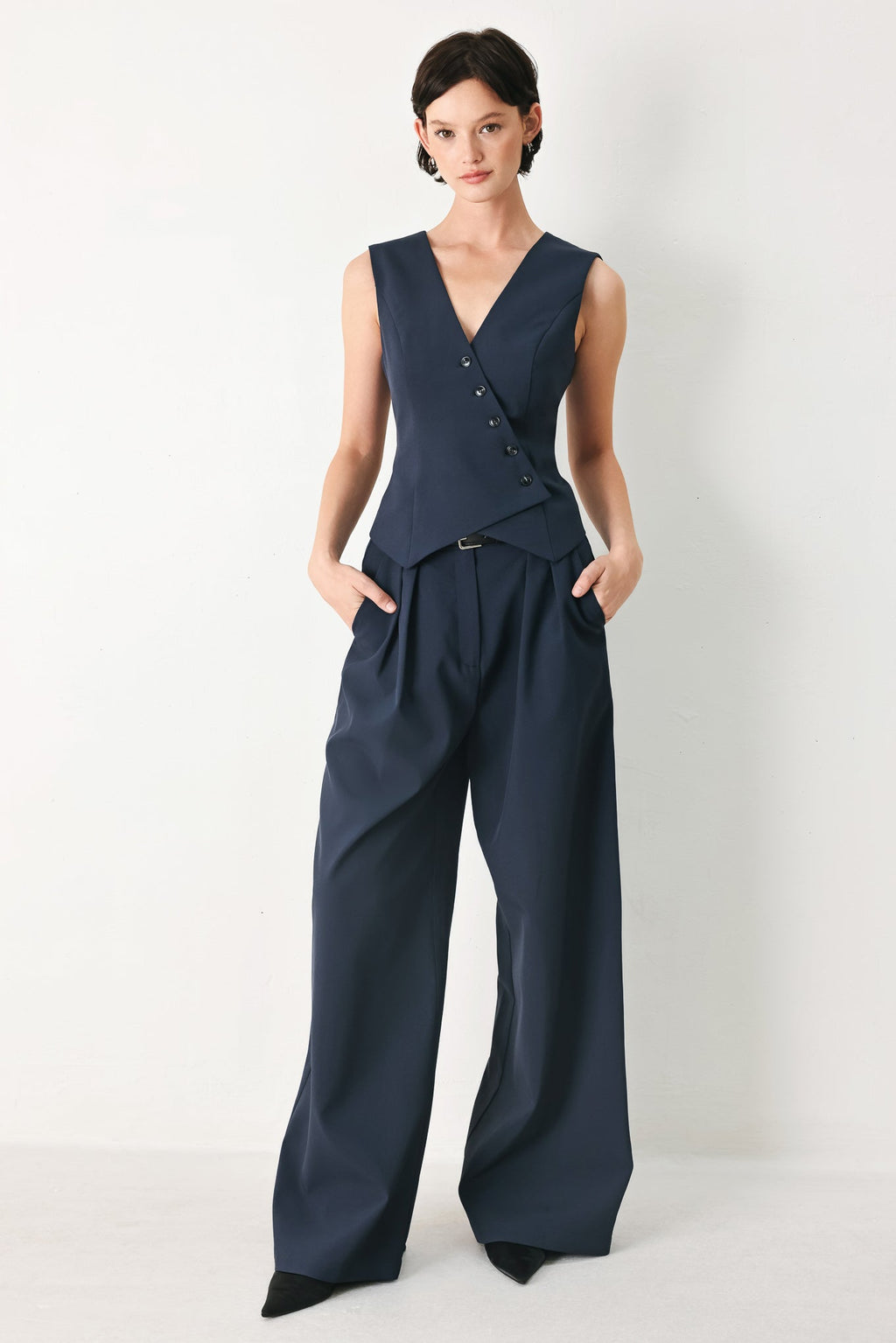 Power Play Wide-Leg Pants