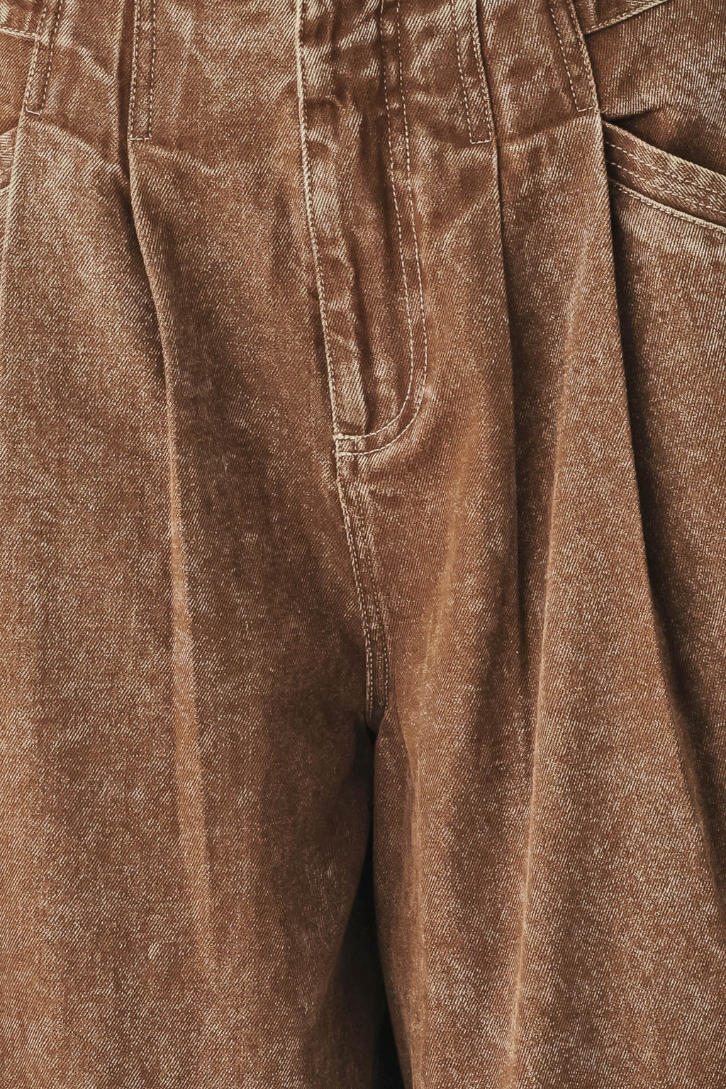 Vintage Brown Denim Pants