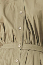 OLIVE DAYDREAM WOVEN JUMPSUIT