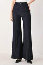 Contrast Stitch Denim Pants