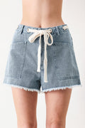 Beach Day Denim Shorts