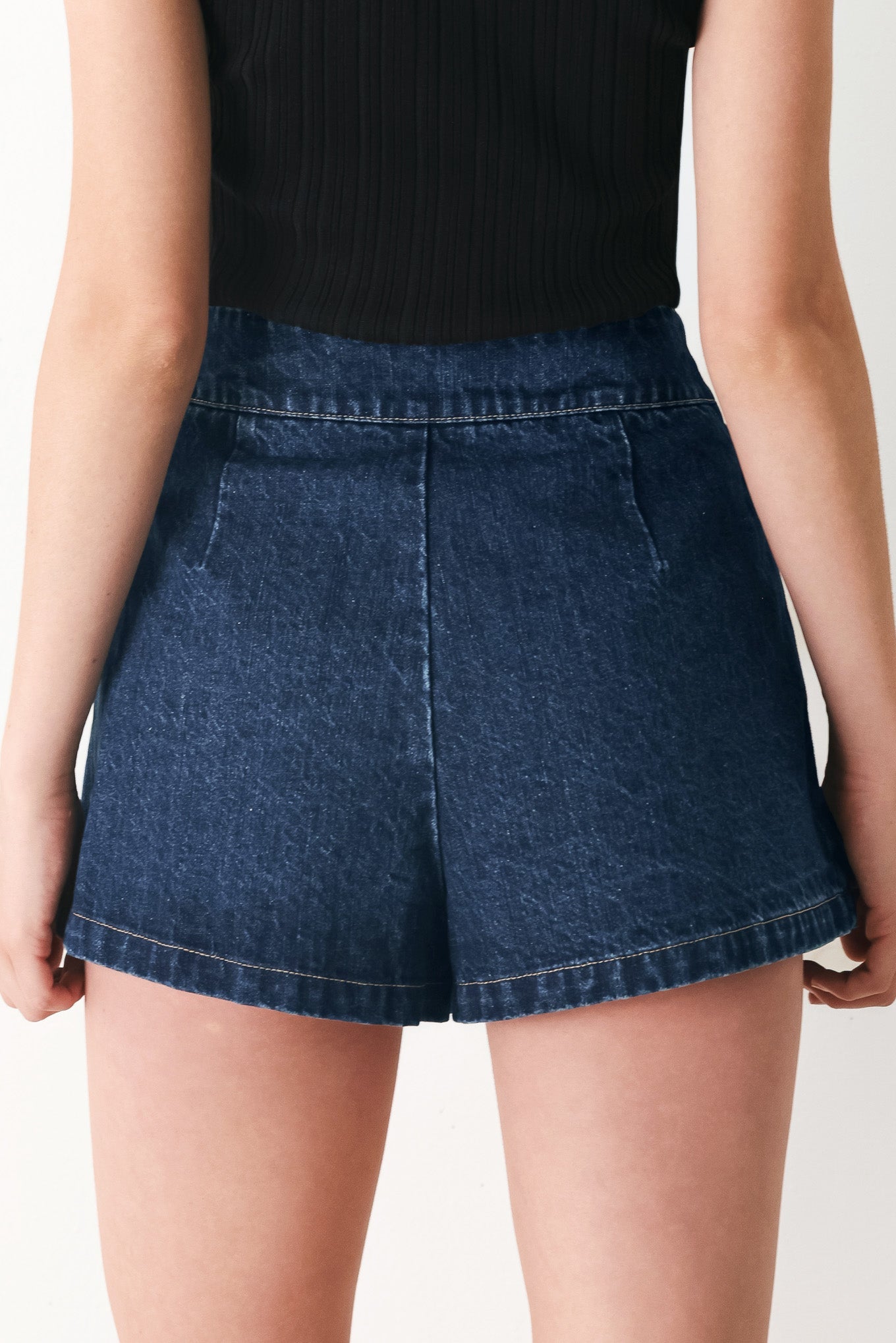 The Power Move Denim Skort