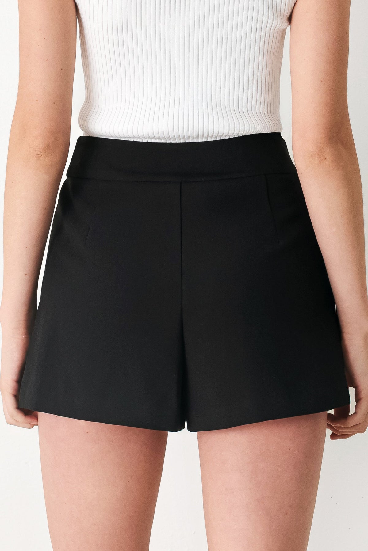 Noir Flirt Denim Skort