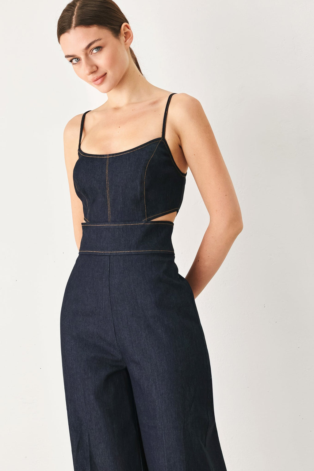 Lovely Muse Denim Jumpsuit