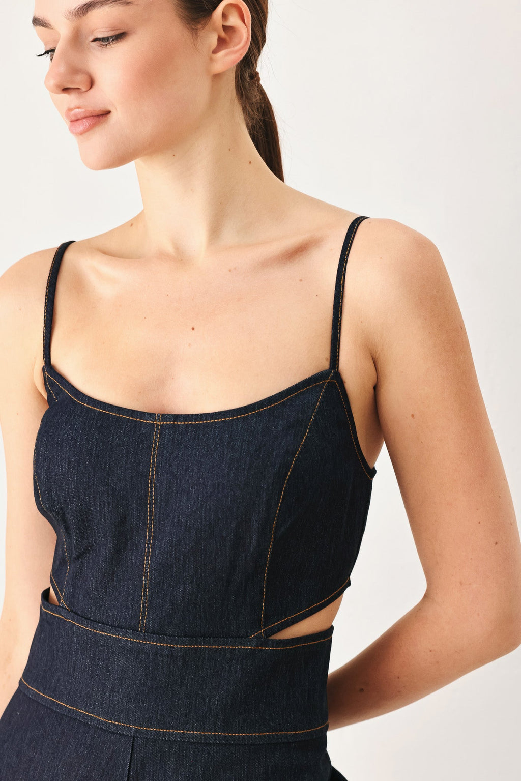 Lovely Muse Denim Jumpsuit