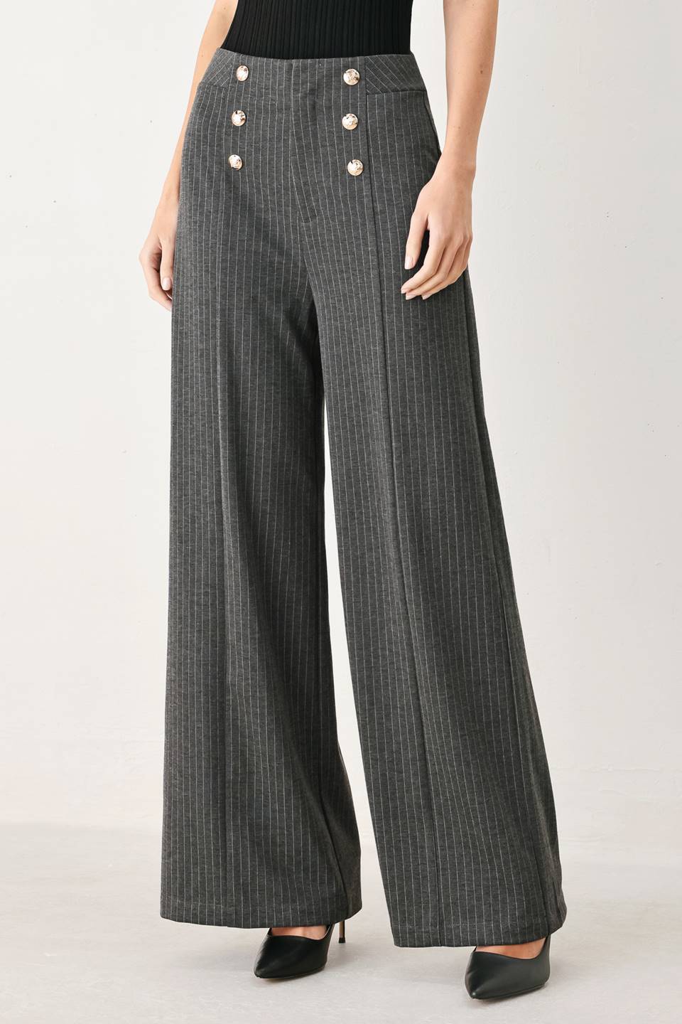 Modern Pinstripe Pants