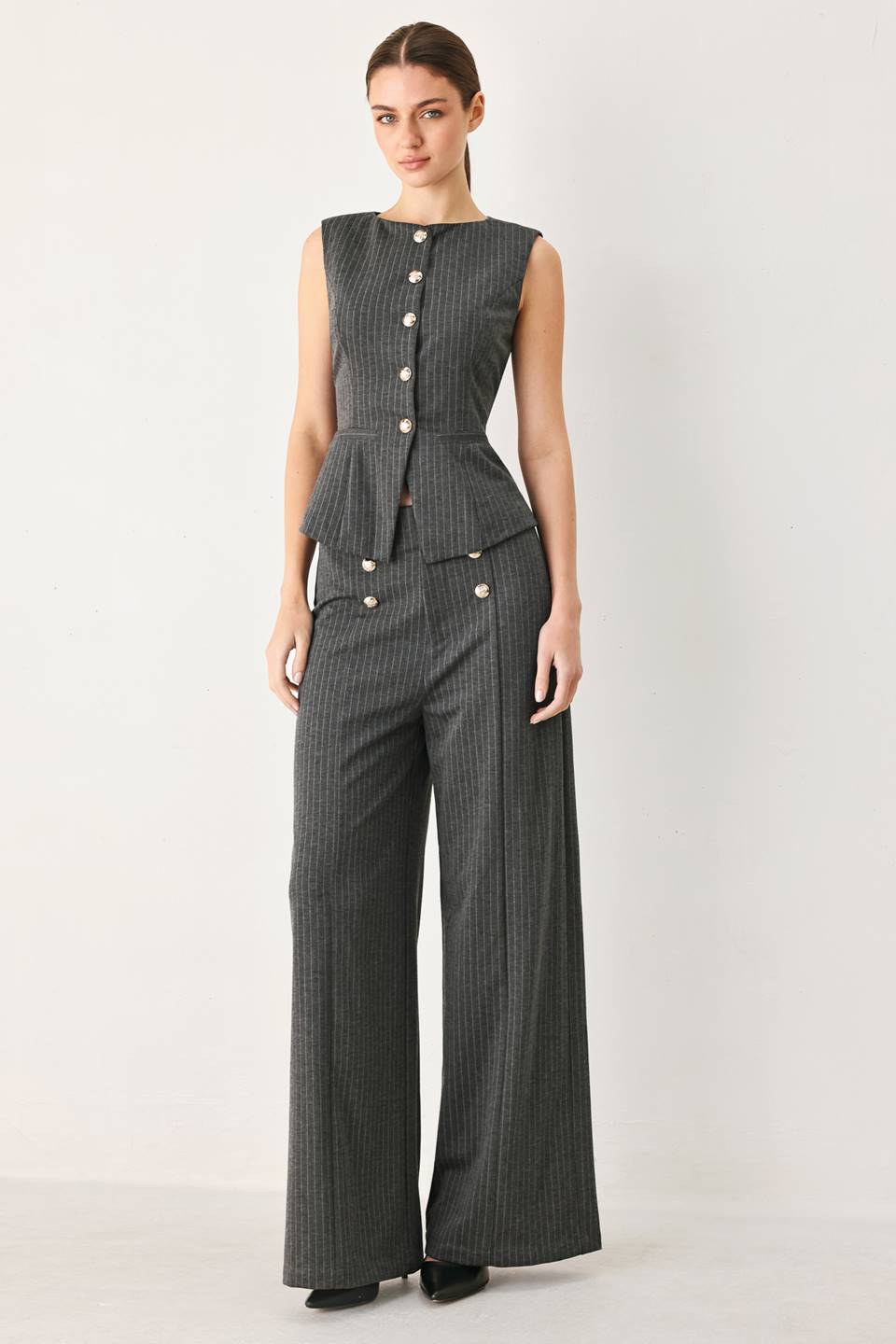 Modern Pinstripe Pants