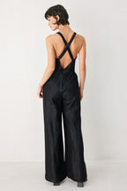 Noir Coast Woven Jumpsuit