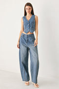 Western Muse Denim Balloon Pants