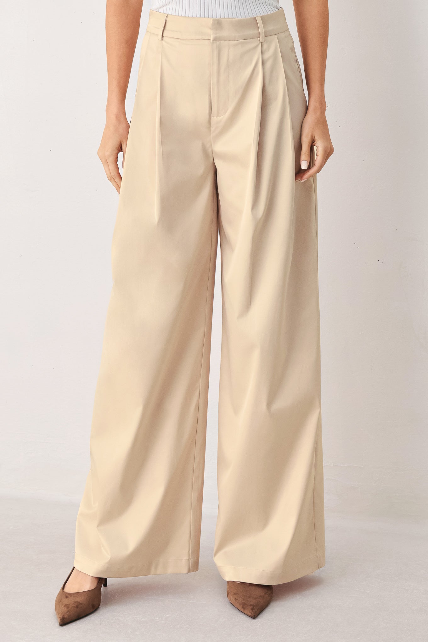 Parchment Relaxed-Fit Pants