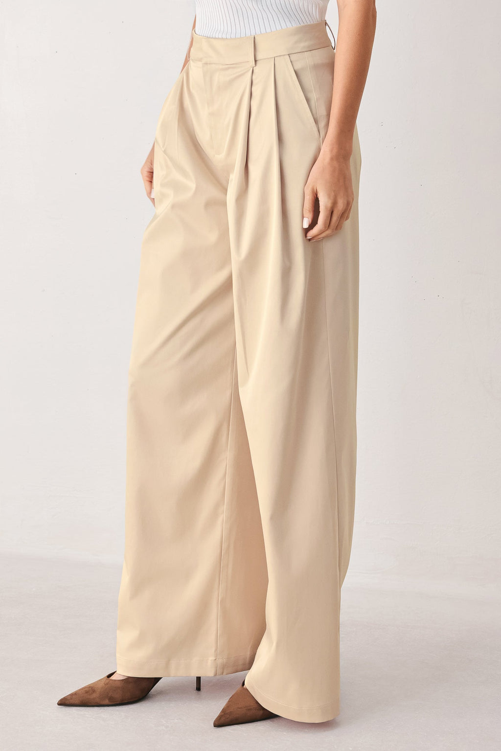 Parchment Relaxed-Fit Pants