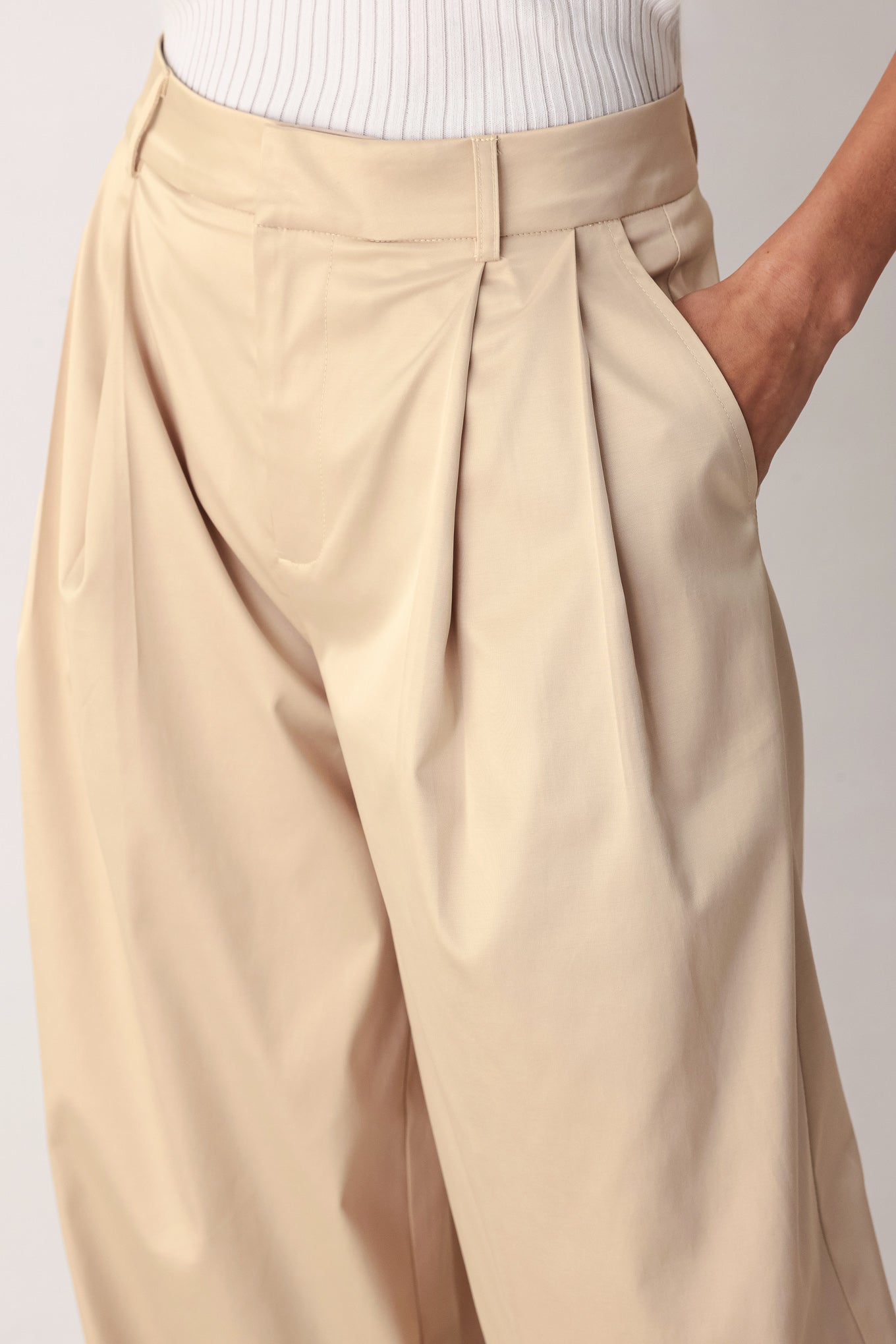 Parchment Relaxed-Fit Pants