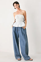 Relaxed Retreat Denim Pants