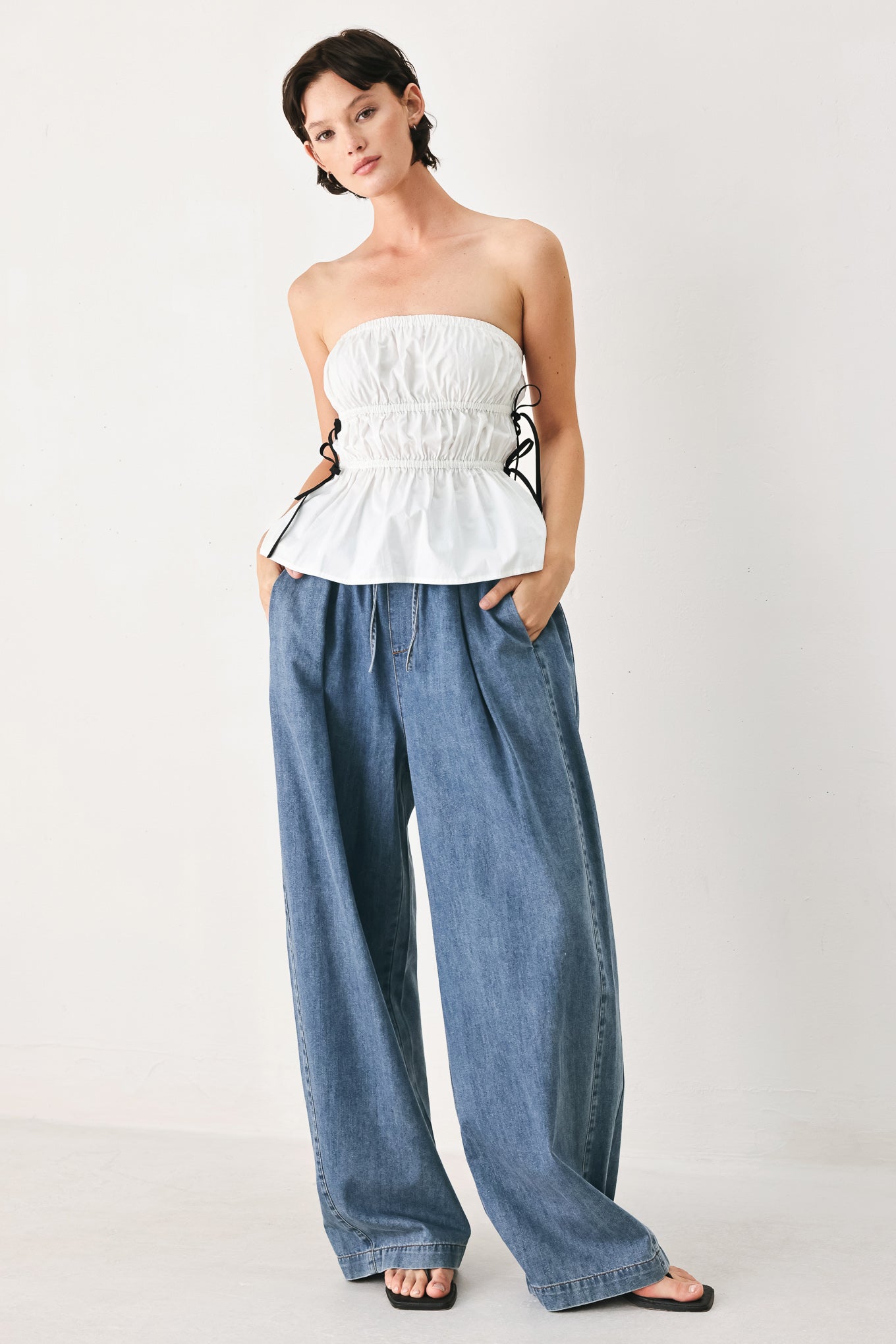 Relaxed Retreat Denim Pants