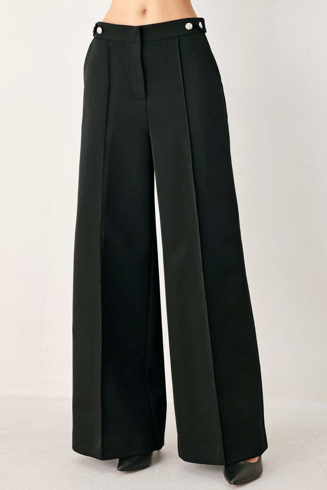 Black Power Palazzo Pants