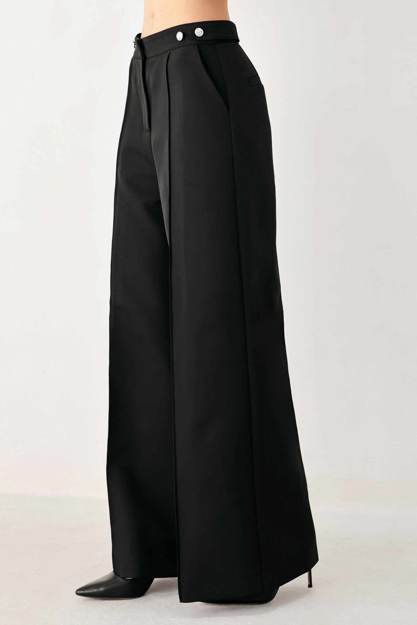 Black Power Palazzo Pants