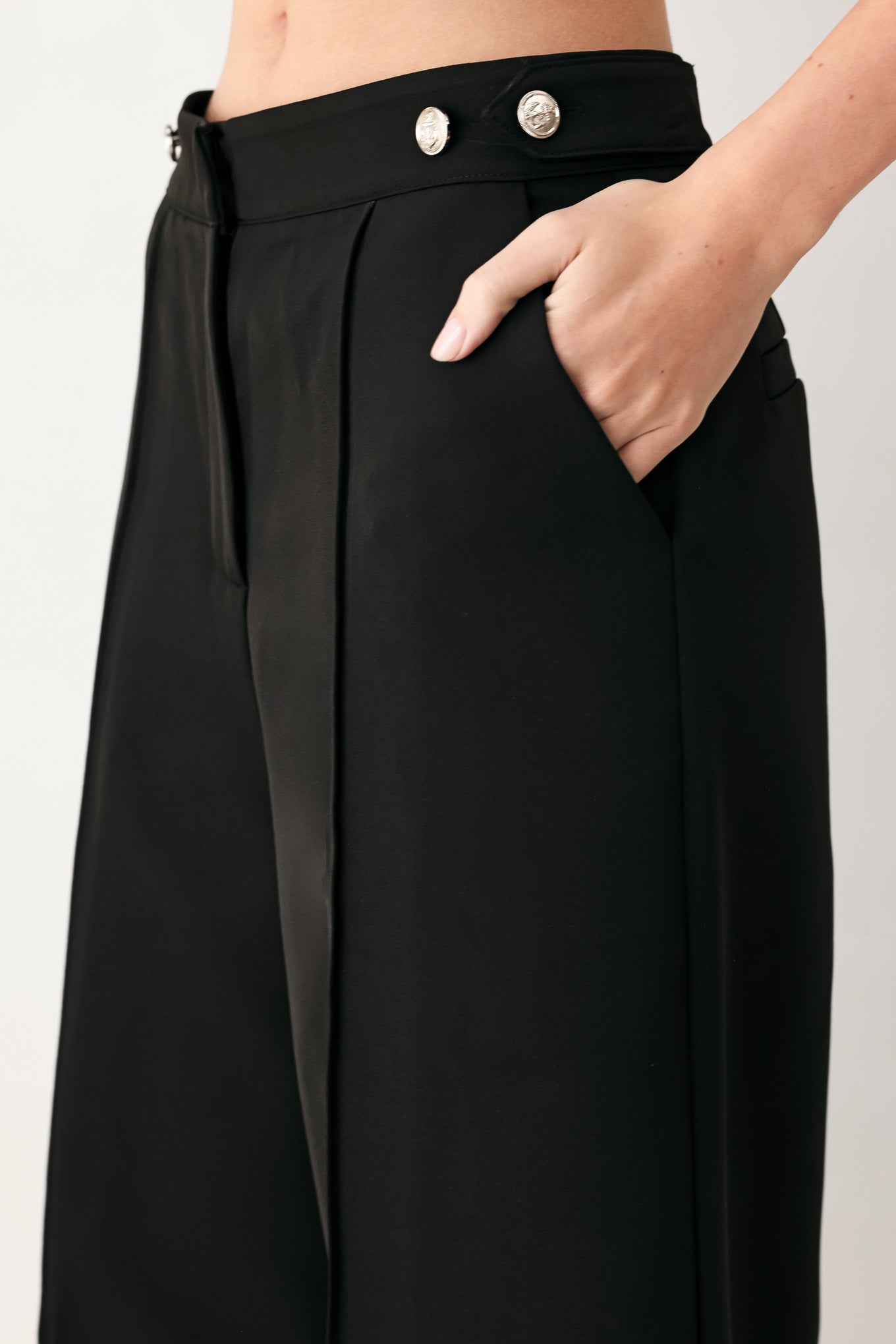 Black Power Palazzo Pants