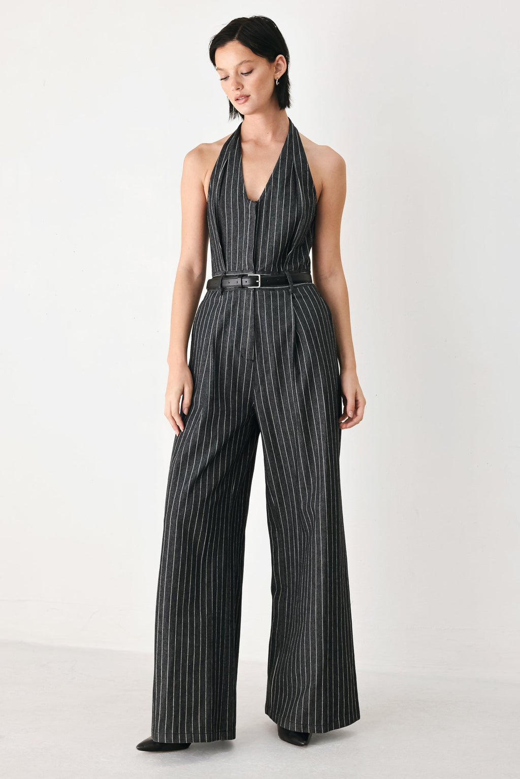 Executive Noir Flow Jumpsuit