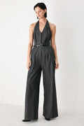 Executive Noir Flow Jumpsuit