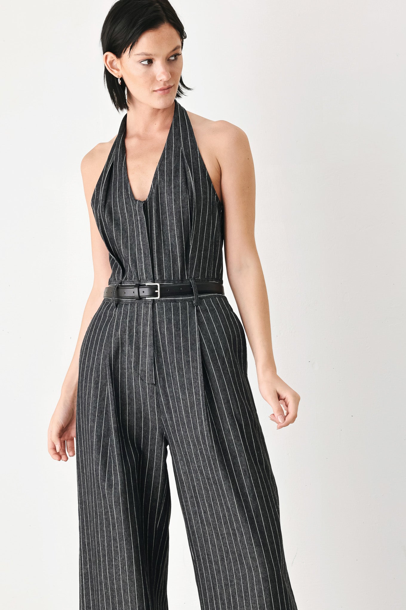 Executive Noir Flow Jumpsuit