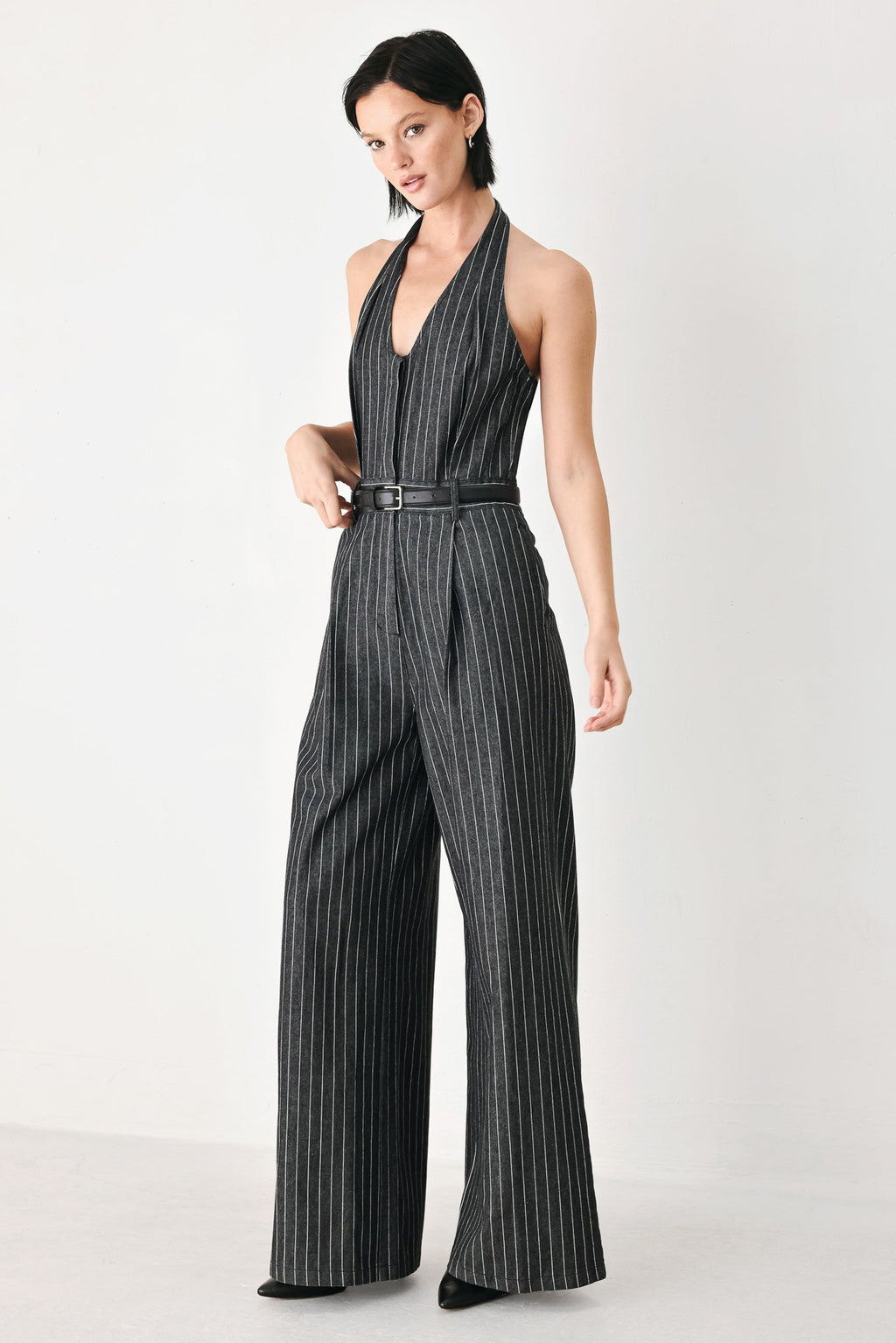 Executive Noir Flow Jumpsuit