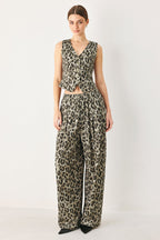 Leopard Luxe Printed Pants