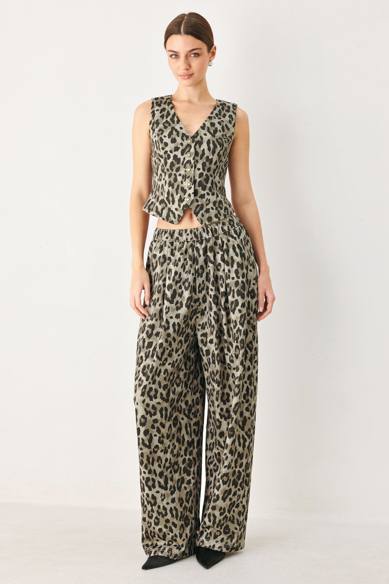 Leopard Luxe Printed Pants
