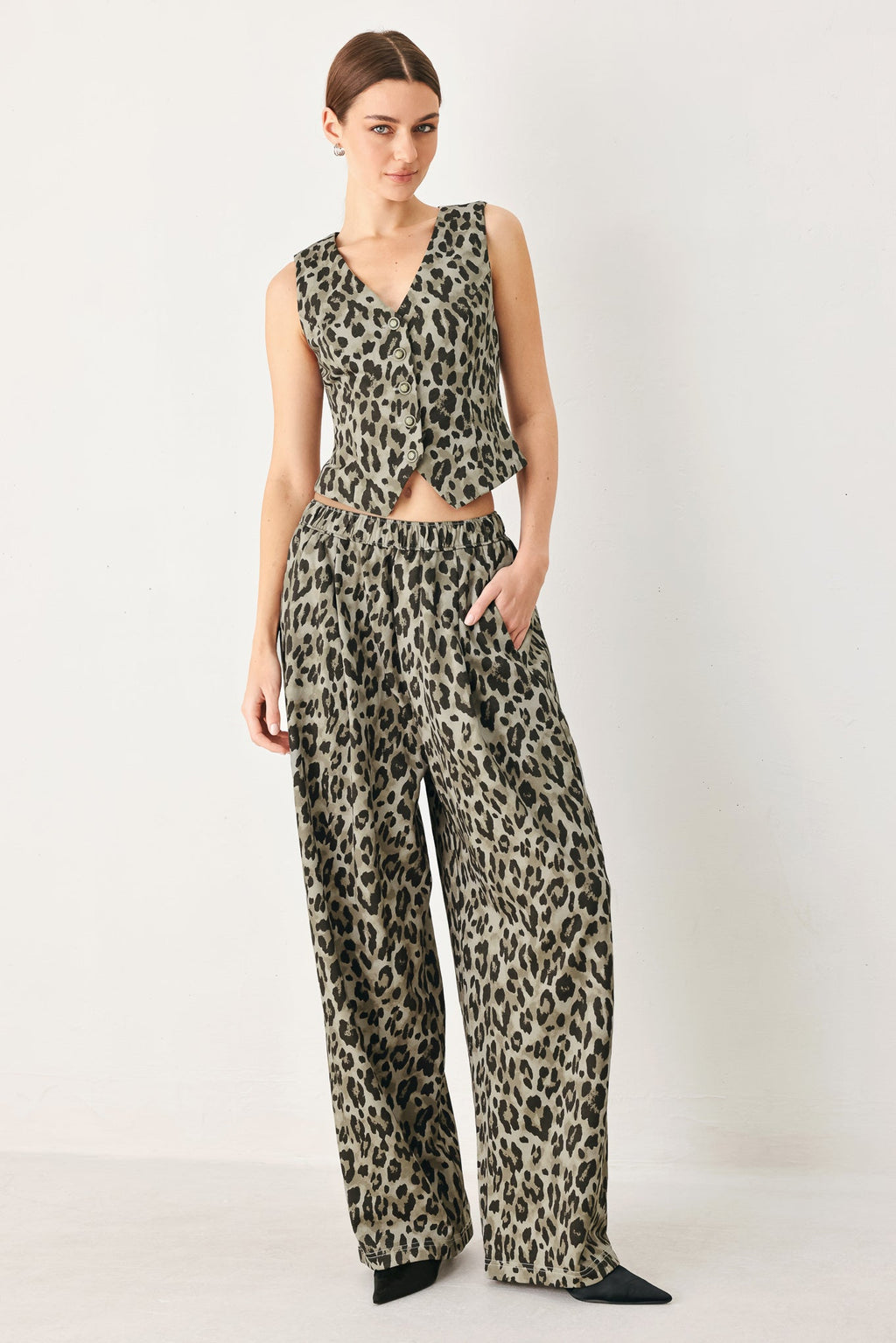 Leopard Luxe Printed Pants