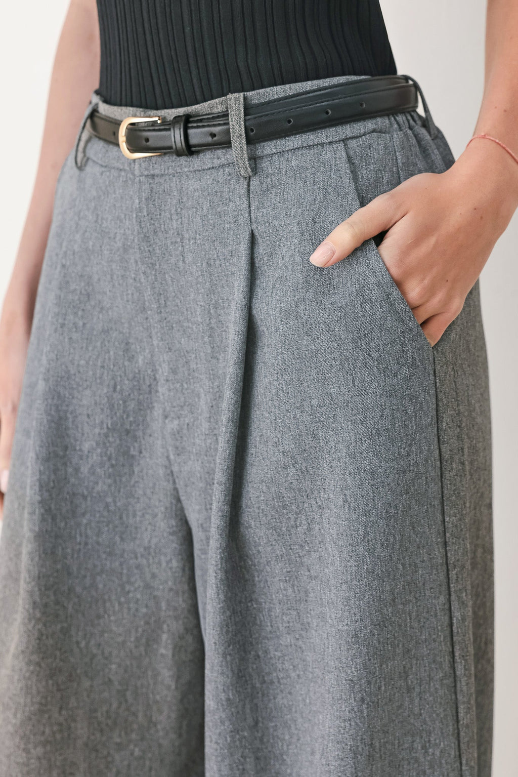 Granite Flow Wide-Leg Pants