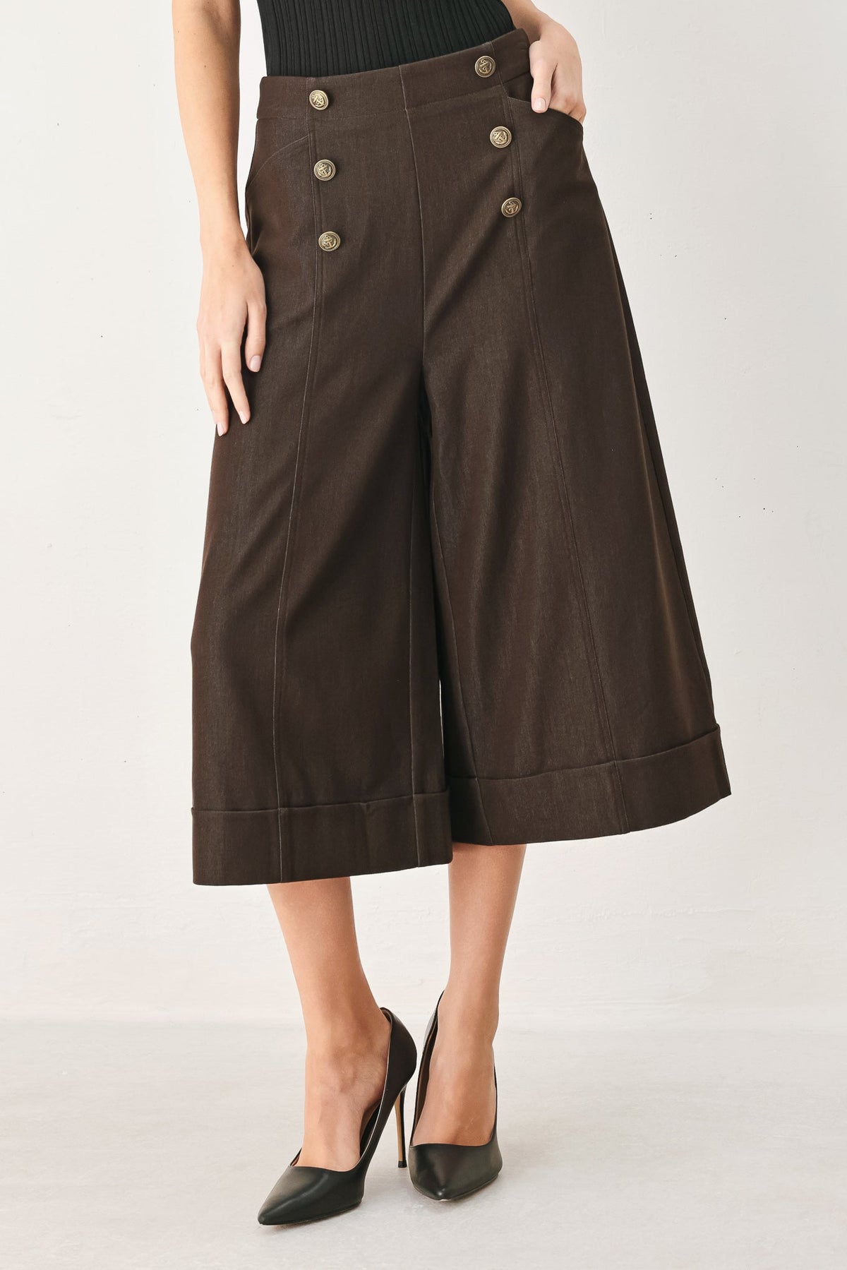 Espresso Muse Culottes Pants