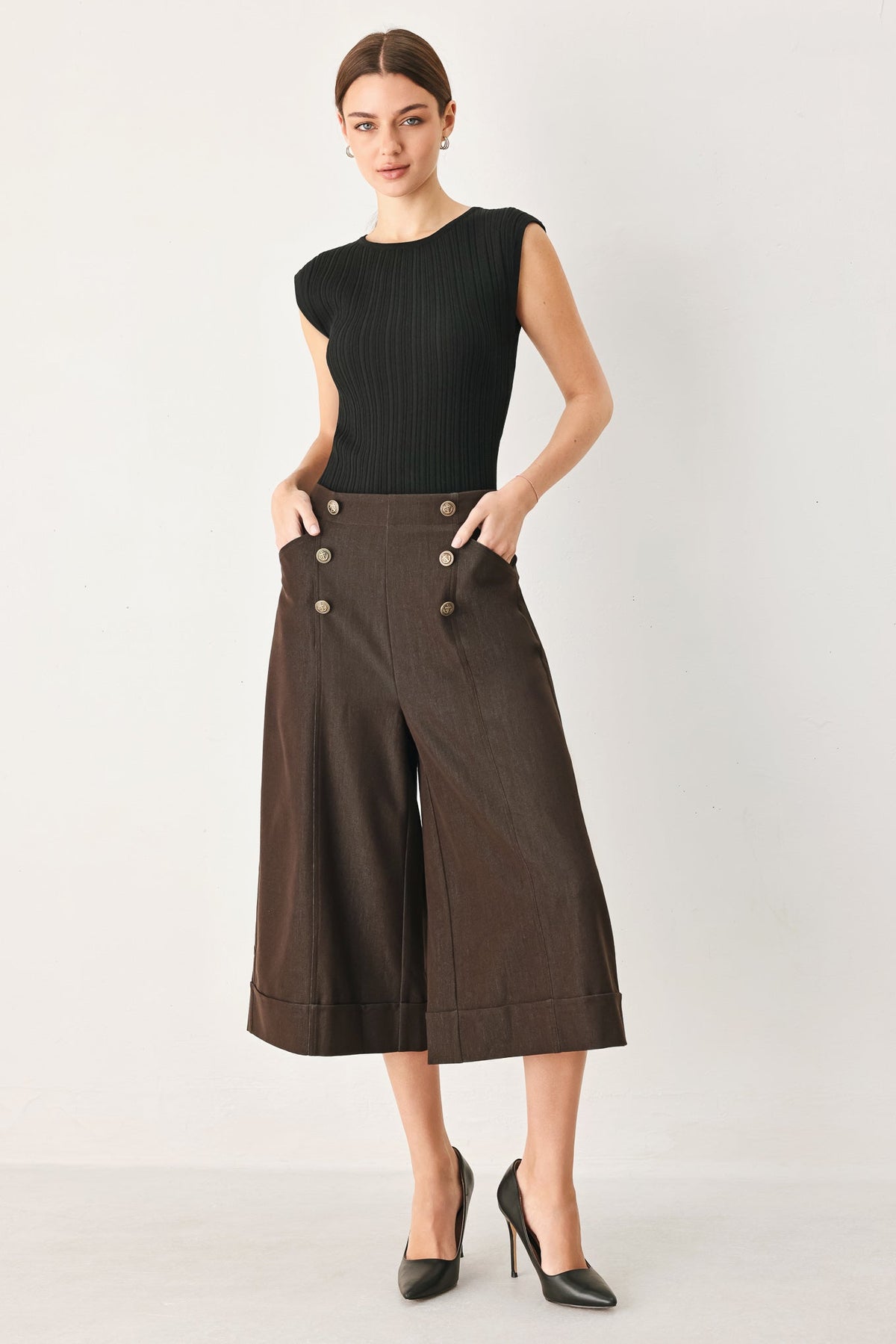 Espresso Muse Culottes Pants