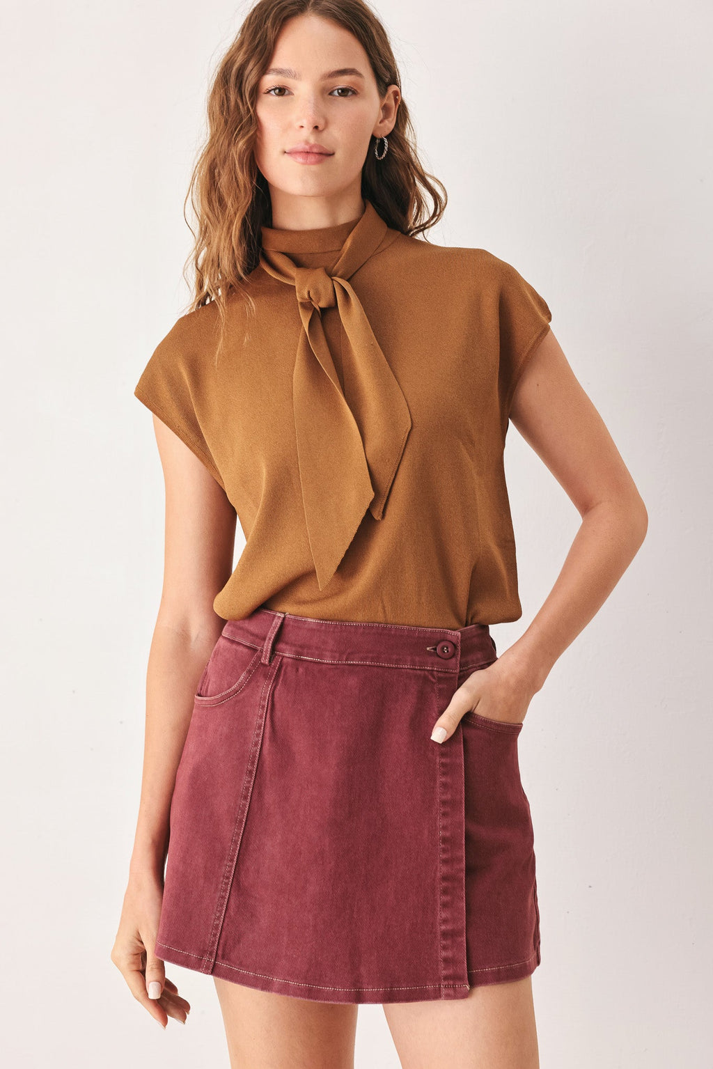 Wild Raspberry Skort